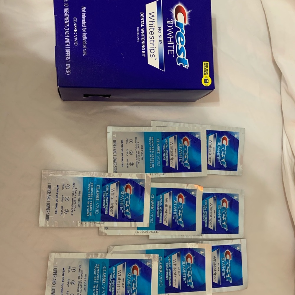 Crest white strips
